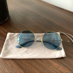 Ray Ban blue round frane sunglasses